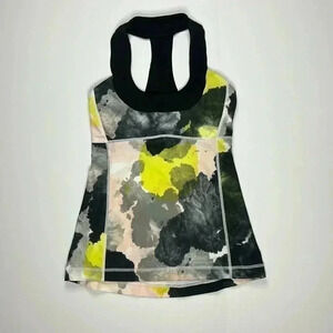 Lululemon Floral Pattern Halter Top Size 4